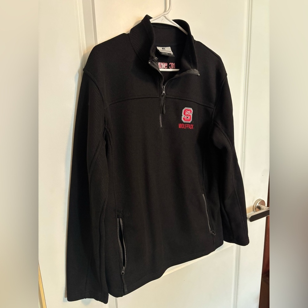 Colosseum | Black Half-Zip Pullover | NC STATE - Picture 2 of 8